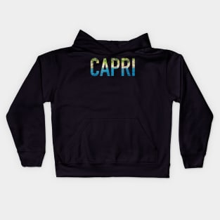 Capri Italy Kids Hoodie